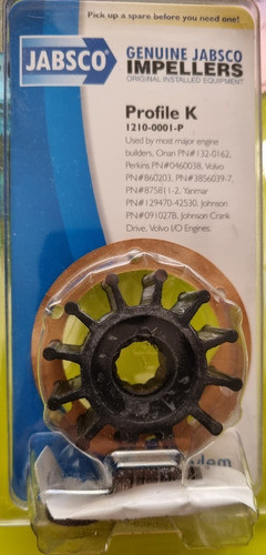 Rotor Jabsco En Caja Original 1210-0001-p Profile K Italiano 0