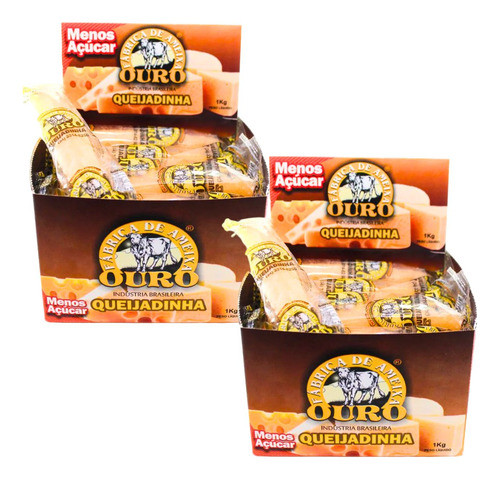 Kit C/02 Doces De Queijadinha Light Menos Açúcar Cx C/20 Un 0