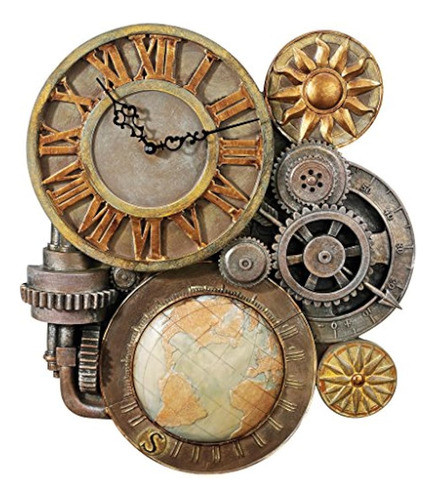 Diseño De Engranajes Toscano Del Tiempo - Reloj De Pared Dis 0