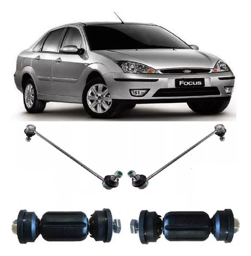 Kit 4 Bieleta Dianteira E Traseira Ford Focus Sedan  2002 0