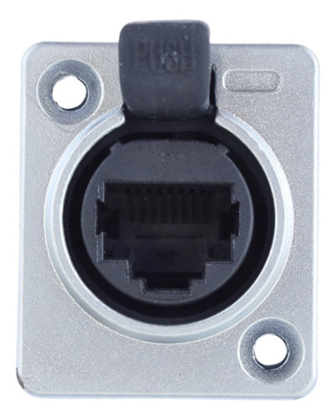Kit 2 Conector Plug Femea Ethercon Rj 45 Rede Xlr Net Painel 0