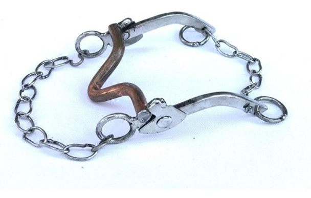 Freio Agua Choca Para Cavalos Bocal Fixo De Cobre Oferta! 0