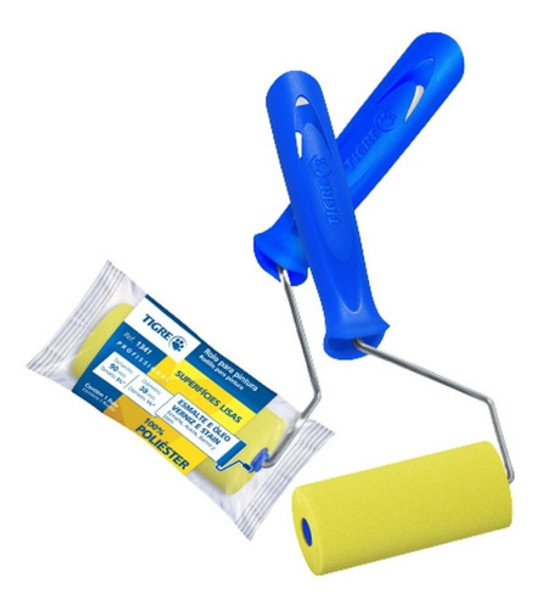 Rolo Espuma 1341 9cm Tintas, Verniz E Seladoras - Tigre 0 Rolo Espuma 1341 9cm Tintas, Verniz E Seladoras - Tigre 0