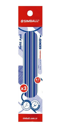 Repuesto Roller Genio Plus X 3 Simball Tienda Oficial 0