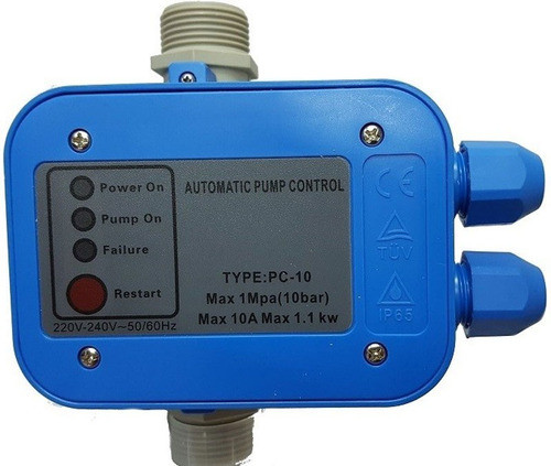 Control Automatico Pc10 1 Hp Bombas De Agua Czerweny 0