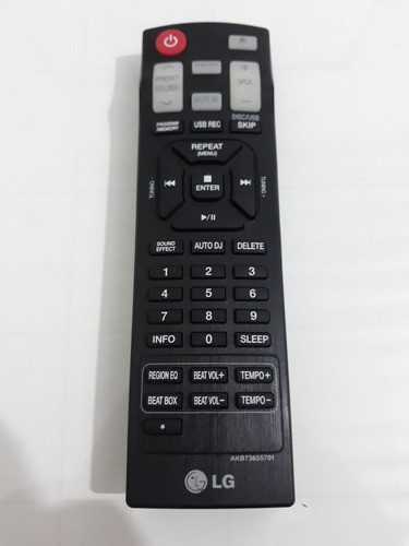 Controle Som LG Akb73655701 Original 0