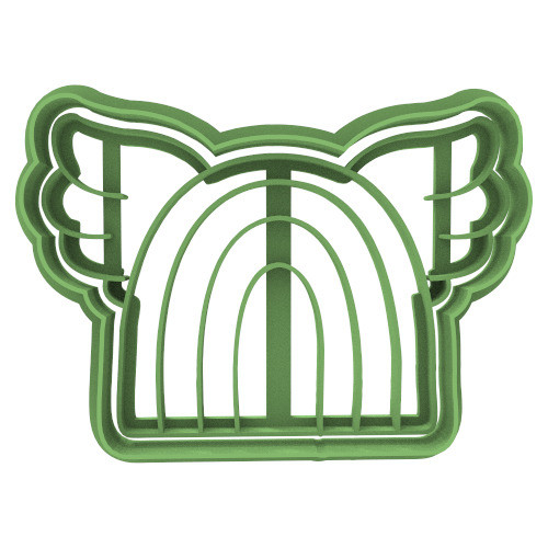 3807 Arcoiris Con Alas Cortante Para Galletas 0