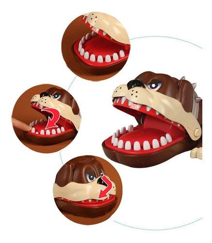 Brinquedo Jogo De Mesa Cachorro Que Morde Não Precisa Pilhas 0