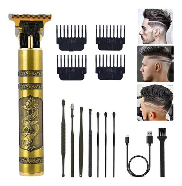 Aparador De Cabelo Profissional Sem Fio, Cortador De Cabelo 0