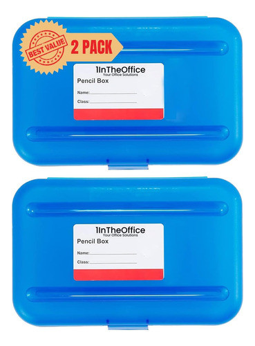 1intheoffice Estuche Para Lápices Azul, Estuche Para Lápices 0