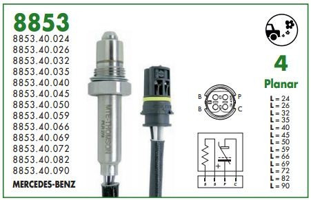 Sonda Lambda Thomson 885340040 0