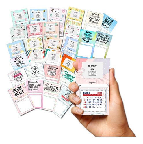 Kit Imprimible Calendario 2025 Con Frases Mignon Almanaque 0