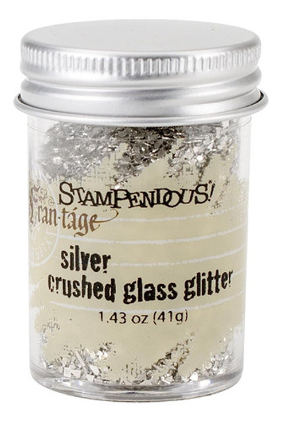 Brillo De Vidrio Estampido 1.43 Onzas-plata 0