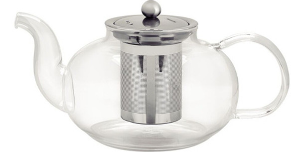 Bule Para Chá Vidro E Aço Inox Com Infusor 1 L Tramontina 0
