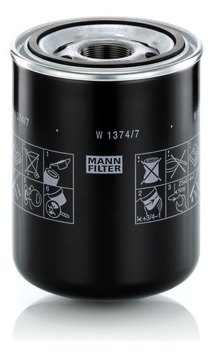 Filtro Óleo Mann W1374/7 Compatível Com V836862582 0