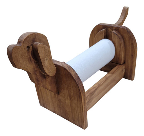 Porta Rollo De Cocina En Forma De Perro. 0