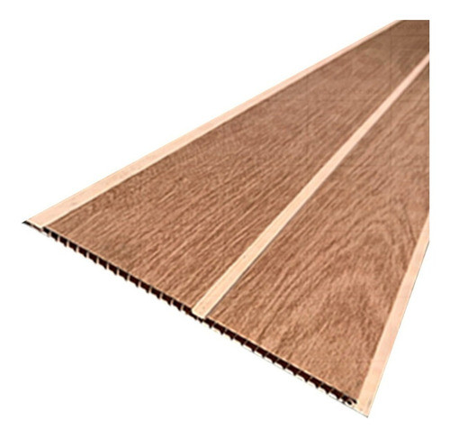 Pvc Cielorraso Plastico Colores Marron - Gris - Nogueira 4m 0