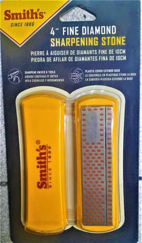 Piedra De Afilar Smiths De Diamante Con Estuche Y Base 0