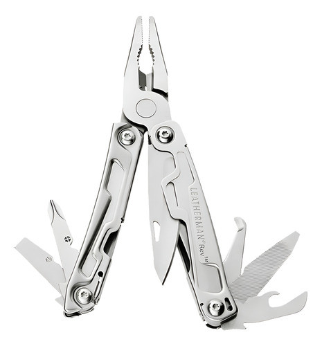 Pinza Multiuso Abrelata Corta Cable Leatherman Rev 0