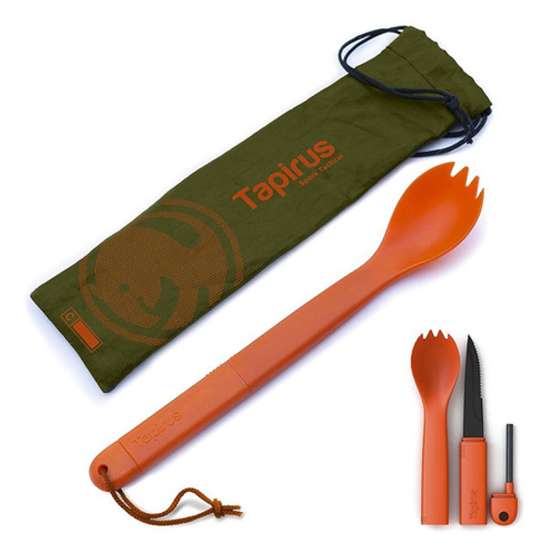Tapirus Spork Tactical Naranja | Tenedor De Cuchara, Cuchill 0 Tapirus Spork Tactical Naranja | Tenedor De Cuchara, Cuchill 0