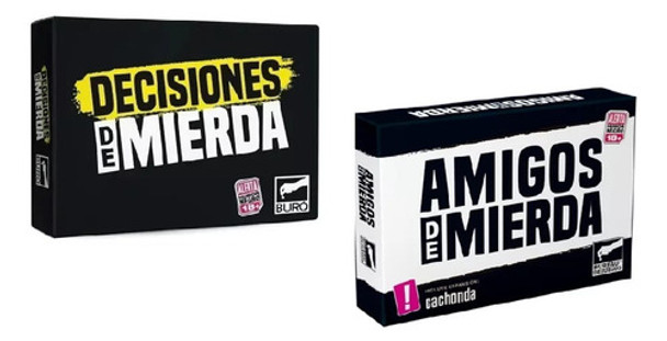 Combo Juego Amigos De Mierda + Decisiones De Mierda M4e 0