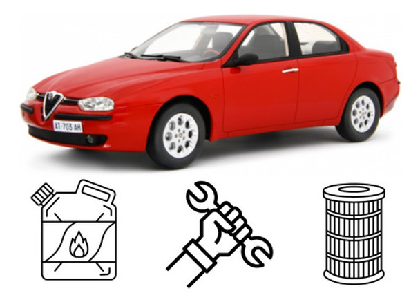Cambio De Aceite Elaion F30 Y Filtro Alfa Romeo 156 0