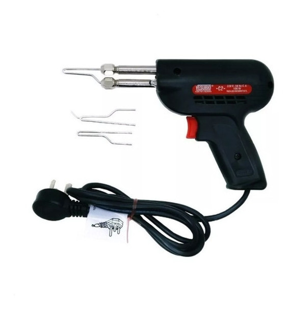 Soldador De Estaño Tipo Pistola Profesional Vesubio C-2 100w 0