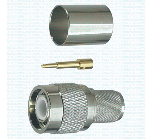 Conector Macho Tnc Cable Rg-8/213 Crimpar Fact. Cuot. 0