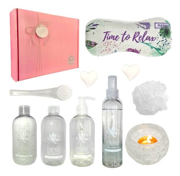 Kit Caja Regalo Mujer Box Zen Jazmín Set Spa N05 Disfrutalo 0 Kit Caja Regalo Mujer Box Zen Jazmín Set Spa N05 Disfrutalo 0