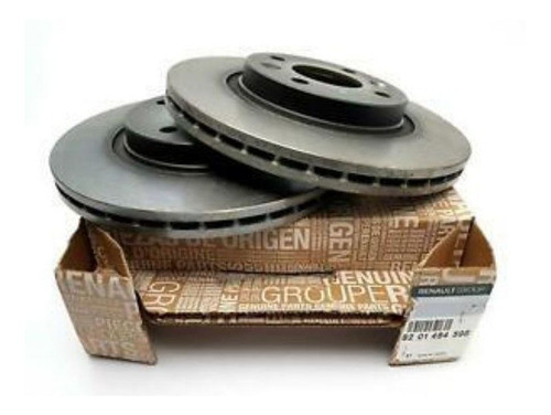 Discos De Freno Delanteros Renault Logan Original 0