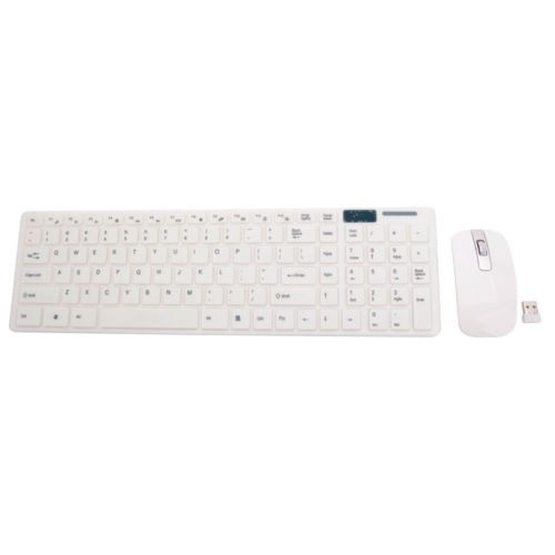 Ratón Y Teclado Inalámbrico De 2,4 Ghz Usb Slim Set Para Ord 0