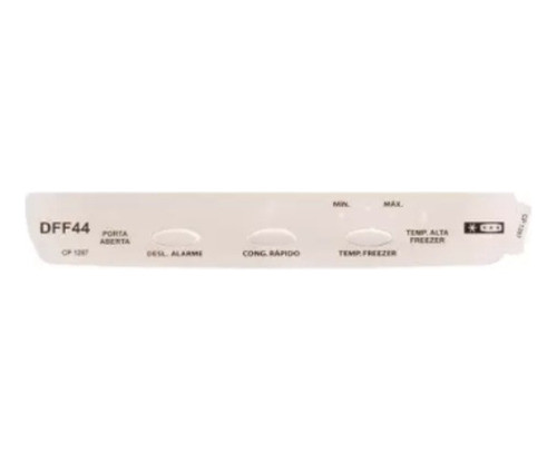 Painel Decorativo Compativel Refrigerador Electrolux Dff44 0