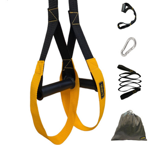 Fita Tipo Trx Exercício Treinamento Funcional Suspenso Cinta 0