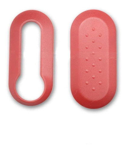Llave De Fiat Solo Protector Plastico Exterior Color Rojo 0