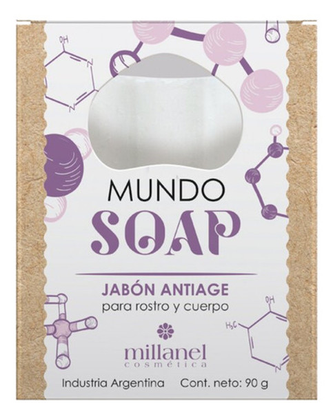 Jabón Antiage Corporal Mundo Soap 90 G 0