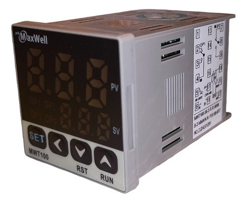 Timer Digital Programable 48x48 Maxwell 220 Vca Hornos 0