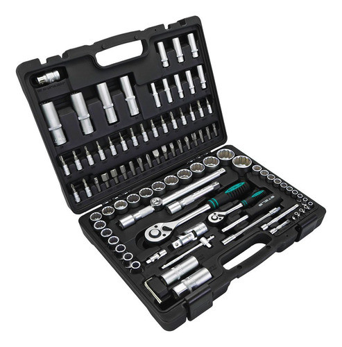 Jogo De Soquetes Com Encaixe De 1/2 E 1/4 Pol + Acessórios C 0