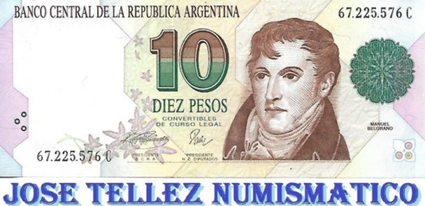 Bottero 3043 $10 Convertibles 1er Diseño Serie C Unc Palermo 0