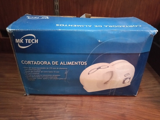 Cortadora De Alimentos Fiambrera Fiambres Mk Tech 150w 0
