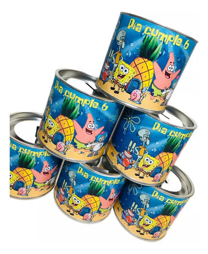Alcancias Souvenir Personalizadas X 40 Bob Esponja 0