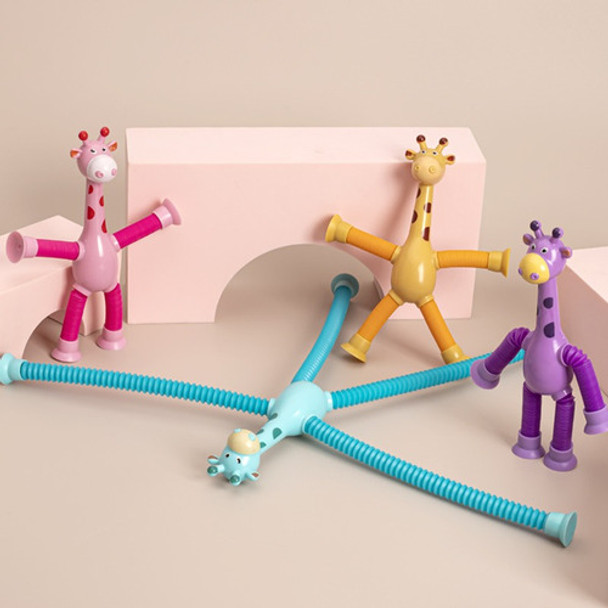 Girafa - Brinquedo Infantil - Com Ventosa E Led - 4 Peças 0