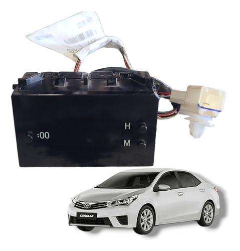 Relogio Digital Painel  Toyota Corolla 2016 Original 0