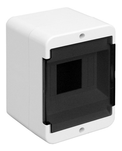 Caja Plástica Llaves Térmicas Roker Fumé 4 Bocas Exterior 0