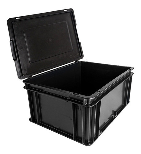 Contenedor Plástico Apilable Athena 4317a 40x30x17 Cm + Tapa 0