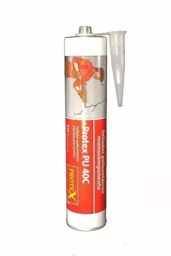 Cartucho Sellador Poliuretano Protex Pu 40 310cc Gris 0