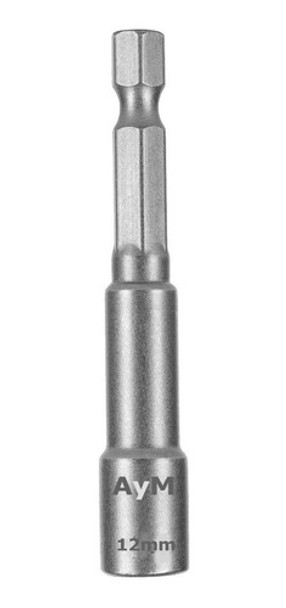Punta Dado Hexagonal Magnético 12mm Para Atornillador - Aym 0