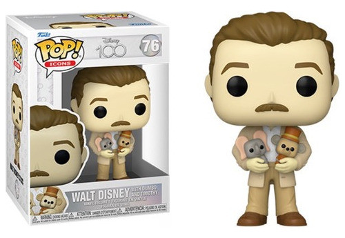 Funko Pop Disney 100 Walt Disney #76 Nuevo Original 0