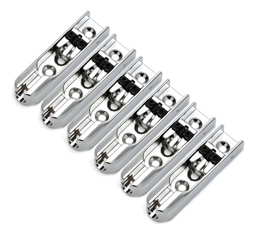 Ponte Para Contra Baixo 6 Cordas Cromada Monorail 0