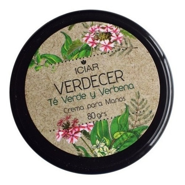 Crema Para Manos Humectante Te Verde Y Verbena Iciar 80grs 0