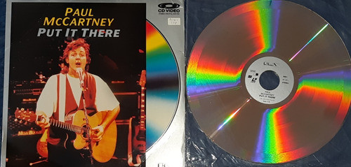 Frt Grátis Paul Mccartney Put It There Laserdisc 0